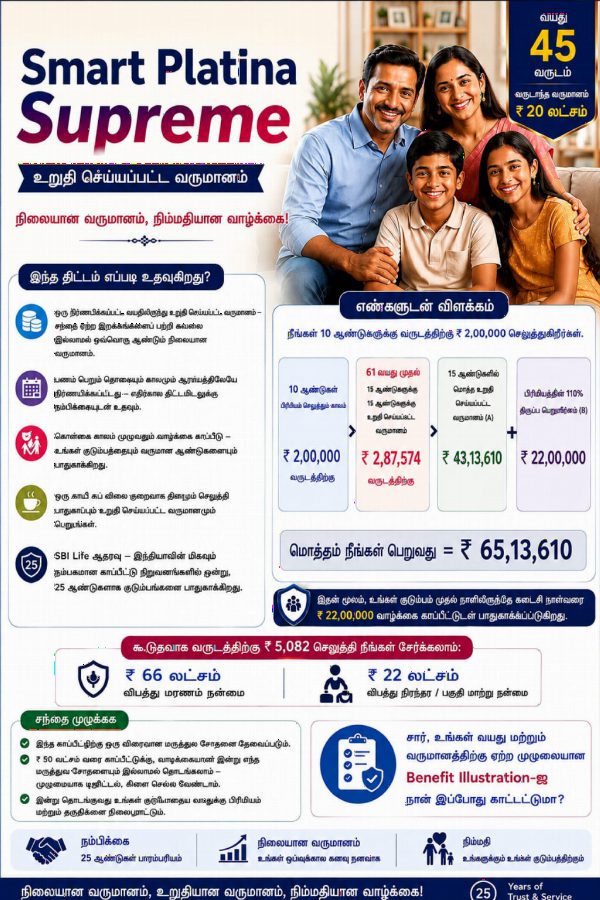 SBI Life Income Plan (Tamil) - People Care Global Solutions