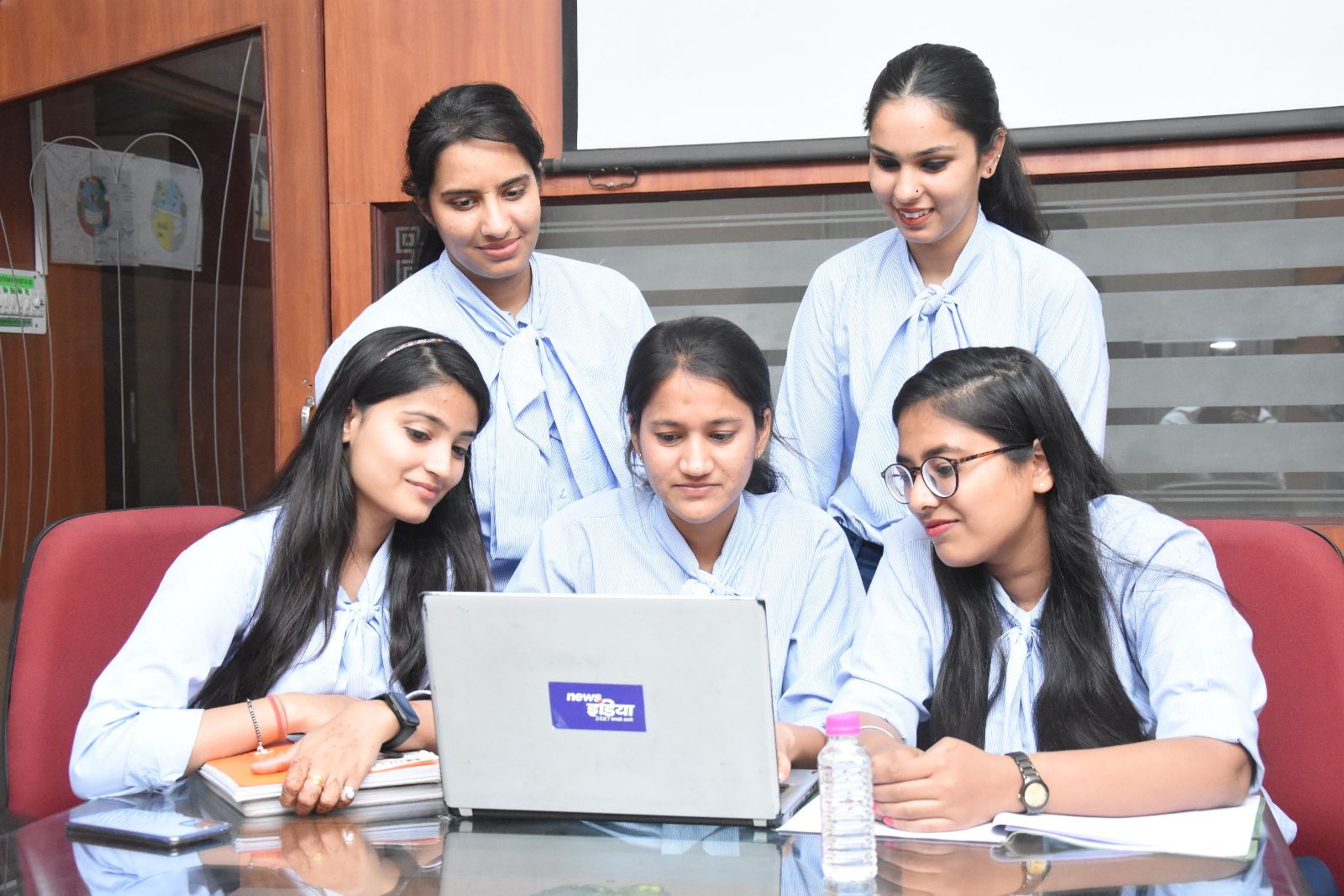 Students at a People Care Global Solutions counselling session